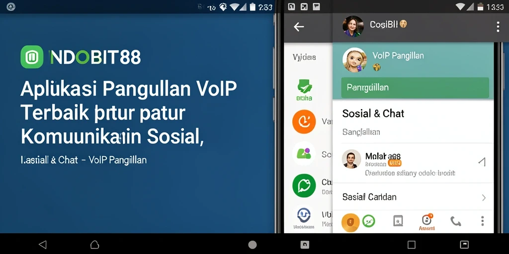 Tampilan antarmuka INDOBIT88 untuk panggilan VoIP yang menarik.