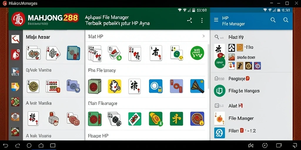 Tampilan antarmuka pengguna MAHJONG288 untuk manajemen file yang efisien.