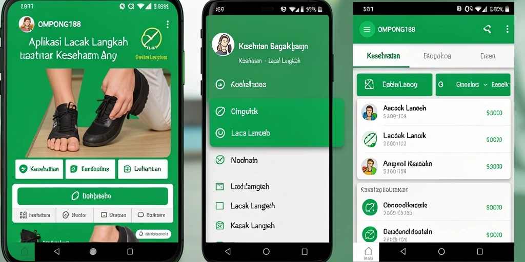 Antarmuka OMPONG188 menampilkan fungsi Lacak Langkah yang intuitif.
