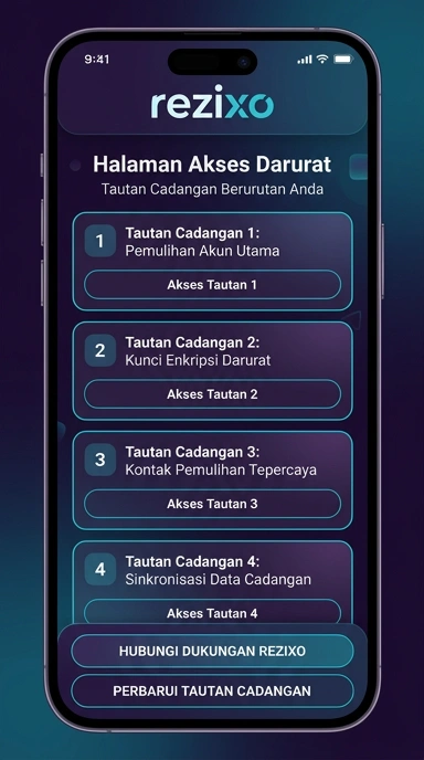 Tampilan link alternatif rezixo